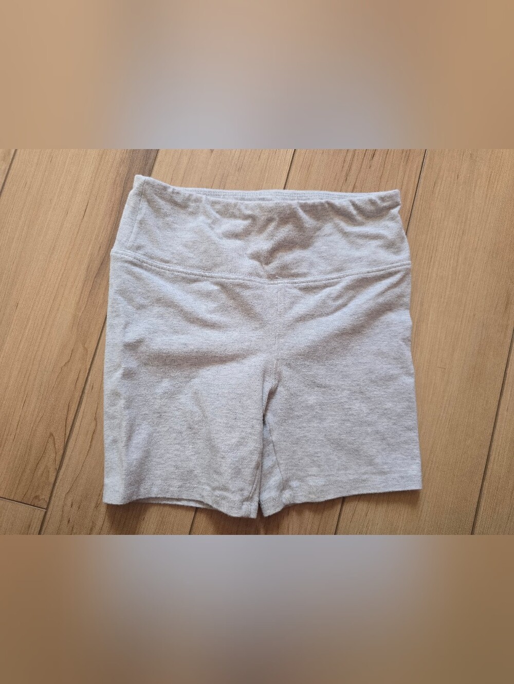SO Light Gray Girls' Stretch Waistband Shorts